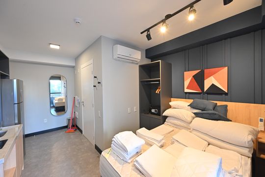 Sala/Quarto de kitnet/studio à venda com 1 quarto, 29m² em Vila Clementino, São Paulo