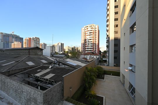 Vista da Varanda de kitnet/studio à venda com 1 quarto, 29m² em Vila Clementino, São Paulo