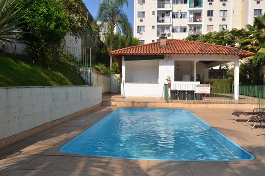 Area Comum - Psicina  de apartamento à venda com 3 quartos, 78m² em Jardim Sulacap, Rio de Janeiro