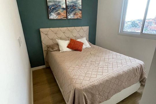 Quarto de apartamento à venda com 2 quartos, 46m² em Jardim Boa Vista (Zona Oeste), Osasco