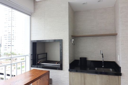 Varanda gourmet de apartamento à venda com 3 quartos, 123m² em Centro, São Bernardo do Campo