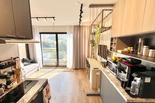 Sala/Quarto/Cozinha de kitnet/studio à venda com 1 quarto, 27m² em Santana, São Paulo