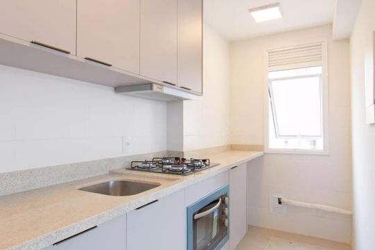 Cozinha de apartamento à venda com 3 quartos, 76m² em Marechal Rondon, Canoas