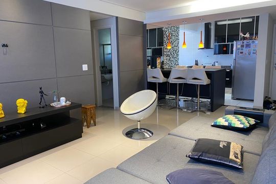 Sala de apartamento para alugar com 3 quartos, 86m² em Buritis, Belo Horizonte