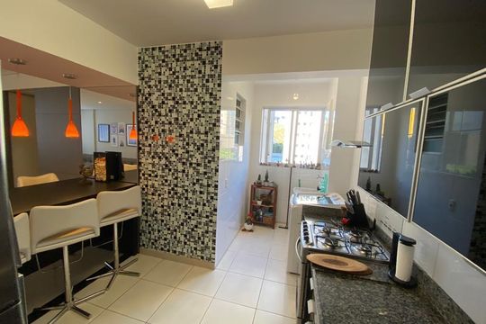Sala de apartamento para alugar com 3 quartos, 86m² em Buritis, Belo Horizonte