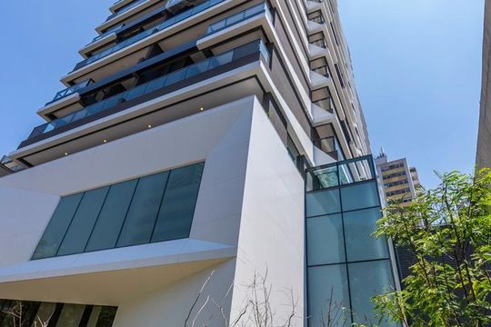 Fachada do Prédio de kitnet/studio à venda com 1 quarto, 29m² em Pinheiros, São Paulo