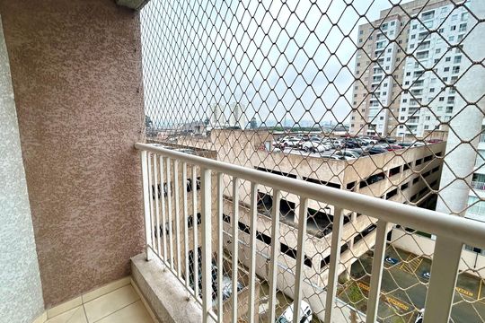 Varanda da Sala de apartamento à venda com 2 quartos, 43m² em Vila Sao Joao, Guarulhos