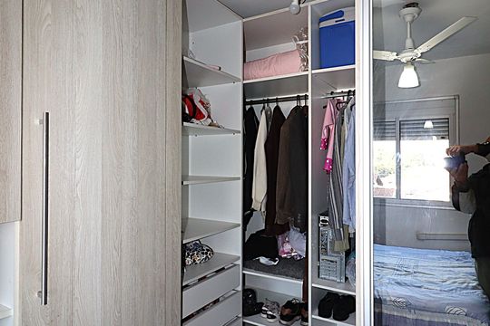 Quarto 1 - Closet de apartamento à venda com 2 quartos, 58m² em Jardim Itu, Porto Alegre