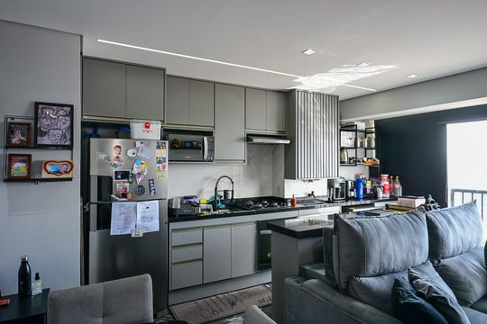 Cozinha de apartamento à venda com 2 quartos, 42m² em Umarizal, São Paulo