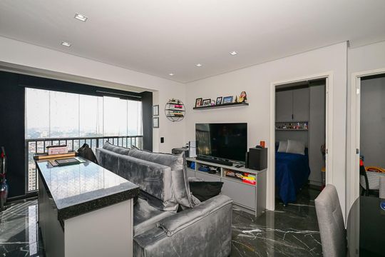 Sala de apartamento à venda com 2 quartos, 42m² em Umarizal, São Paulo