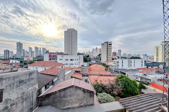 Vista do Quarto de apartamento para alugar com 1 quarto, 38m² em Vila Mafra, São Paulo