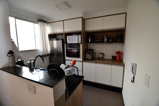 Cozinha de apartamento à venda com 2 quartos, 90m² em Vila Joao Jorge, Campinas