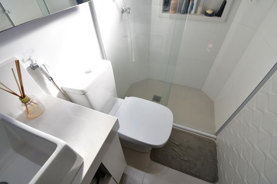 Banheiro de apartamento à venda com 2 quartos, 90m² em Vila Joao Jorge, Campinas