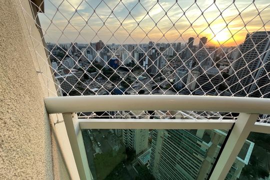 Varanda de apartamento à venda com 4 quartos, 240m² em Brooklin, São Paulo