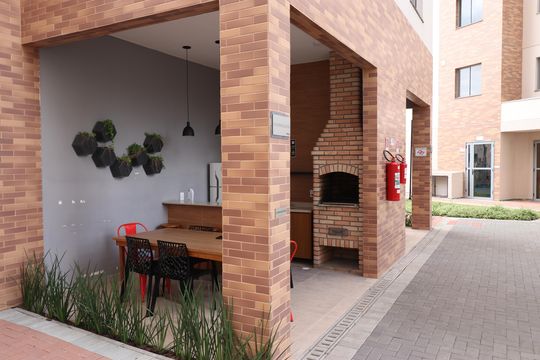 Área comum - Churrasqueira de apartamento para alugar com 1 quarto, 30m² em Barra Funda, São Paulo