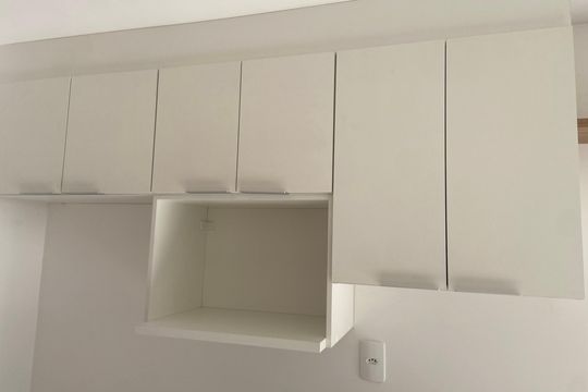 Armário cozinha  de kitnet/studio à venda com 1 quarto, 29m² em Butantã, São Paulo