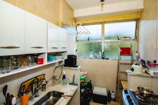 Cozinha de apartamento para alugar com 3 quartos, 69m² em Guarani, Belo Horizonte