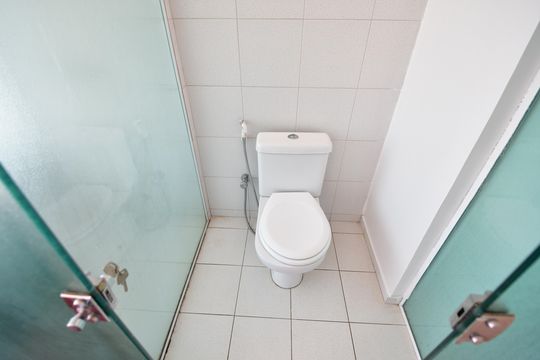 Banheiro de casa de condomínio à venda com 1 quarto, 62m² em Vila Brandina, Campinas