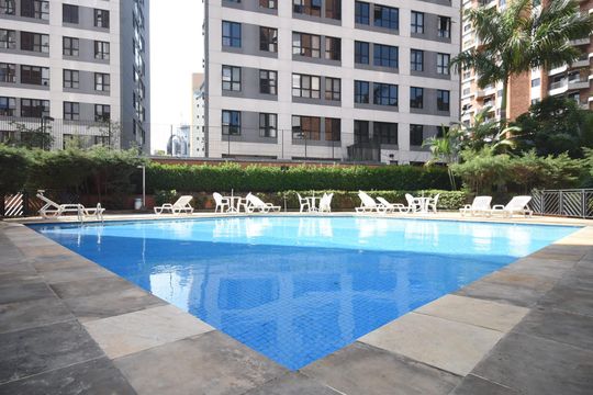Piscina de apartamento à venda com 3 quartos, 156m² em Parque Bairro Morumbi, São Paulo