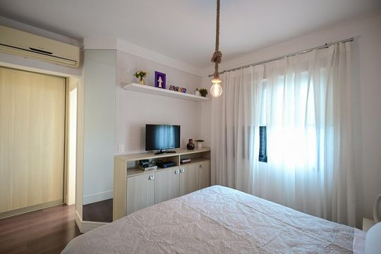 Suíte 3 de apartamento à venda com 3 quartos, 156m² em Parque Bairro Morumbi, São Paulo