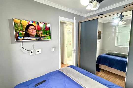 Quarto 2 de apartamento à venda com 2 quartos, 47m² em Jardim Bela Vista, Guarulhos