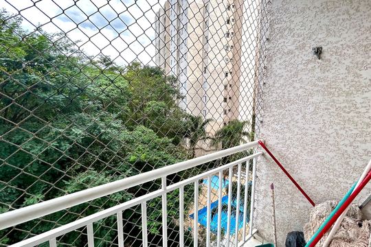 Varanda da Sala de apartamento à venda com 2 quartos, 47m² em Jardim Bela Vista, Guarulhos