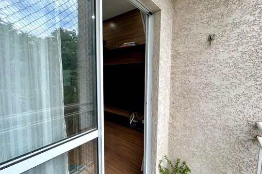 Varanda da Sala de apartamento à venda com 2 quartos, 47m² em Jardim Bela Vista, Guarulhos
