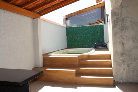 Área Comum - Hidromassagem de casa de condomínio para alugar com 4 quartos, 140m² em Jardim Belizário, Cotia