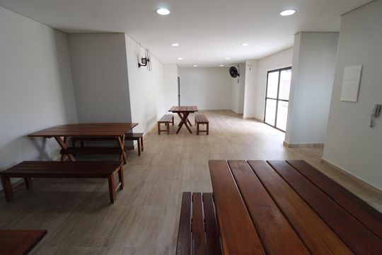 Área comum - Salão de Festas de apartamento para alugar com 2 quartos, 70m² em Jardim Vale do Sol, São José dos Campos
