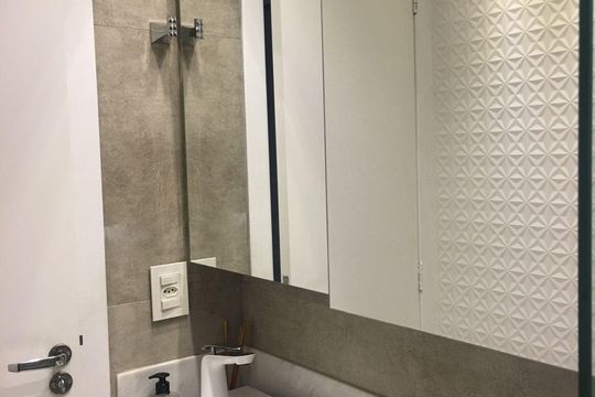 Banheiro de apartamento para alugar com 3 quartos, 98m² em Buritis, Belo Horizonte