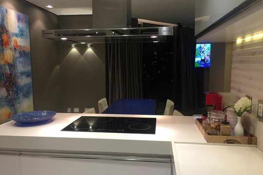 Cozinha de apartamento para alugar com 3 quartos, 98m² em Buritis, Belo Horizonte