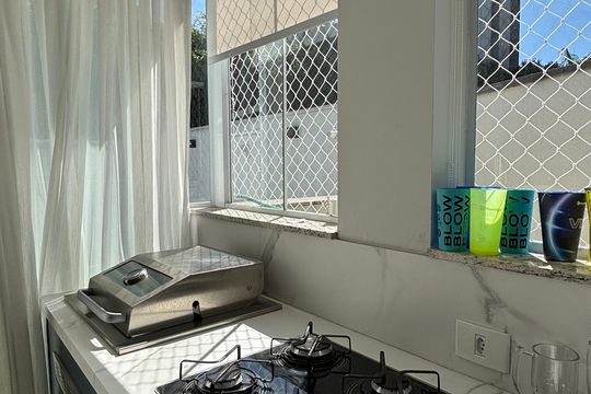 Cobertura - Cozinha  de apartamento à venda com 2 quartos, 110m² em Jardim Bela Vista, Santo André
