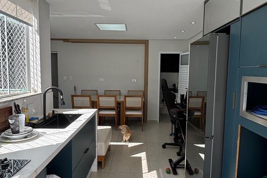 Cobertura - Cozinha  de apartamento à venda com 2 quartos, 110m² em Jardim Bela Vista, Santo André
