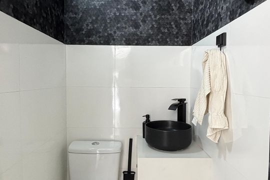 Cobertura - Banheiro de apartamento à venda com 2 quartos, 110m² em Jardim Bela Vista, Santo André