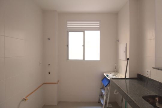 Cozinha e Área de Serviço de apartamento à venda com 2 quartos, 72m² em Paquetá, Belo Horizonte