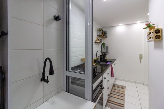 Área de Serviço de apartamento à venda com 2 quartos, 62m² em Vila Barros, Guarulhos