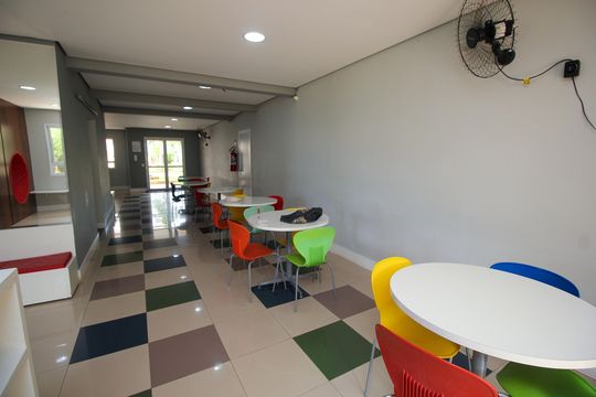 Salão de Festas de apartamento à venda com 2 quartos, 56m² em Campestre, Santo André
