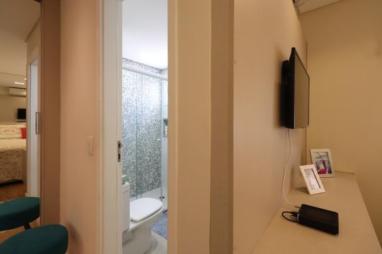 Quarto 1 - Suíte de apartamento à venda com 3 quartos, 132m² em Tatuapé, São Paulo