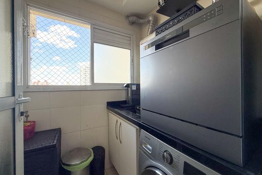 Área de Serviço de apartamento à venda com 2 quartos, 62m² em Vila das Merces, São Paulo