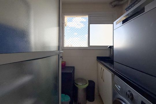Área de Serviço de apartamento à venda com 2 quartos, 62m² em Vila das Merces, São Paulo