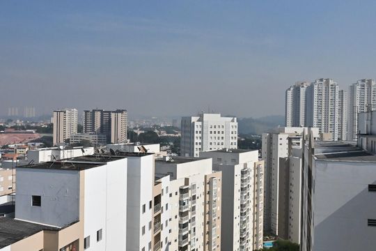 Vista do Quarto 1 de apartamento à venda com 2 quartos, 68m² em Jardim Henriqueta, Taboão da Serra
