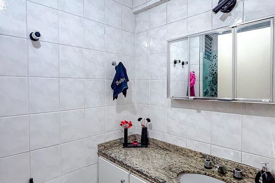 Banheiro da Suíte de apartamento à venda com 3 quartos, 70m² em Vila Santa Isabel, São Paulo