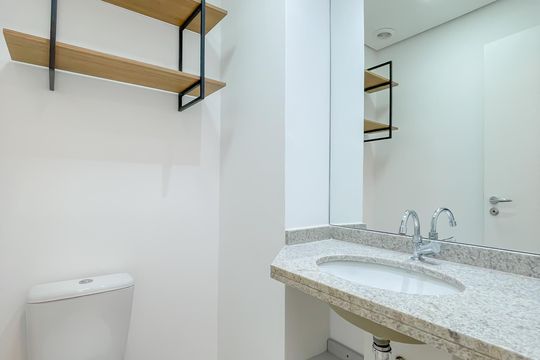 Lavabo de apartamento para alugar com 1 quarto, 39m² em Km 18, Osasco