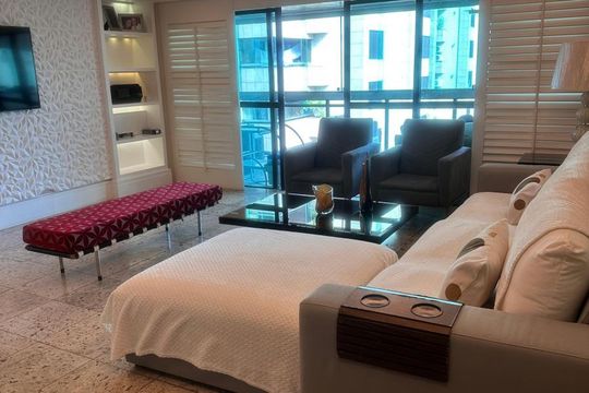 Sala de apartamento à venda com 4 quartos, 233m² em Barra da Tijuca, Rio de Janeiro