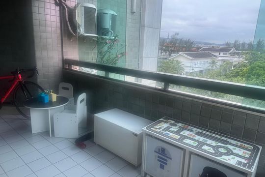 Varanda de apartamento à venda com 4 quartos, 233m² em Barra da Tijuca, Rio de Janeiro