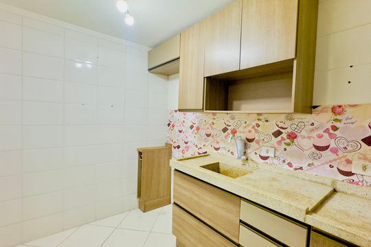 Cozinha de apartamento para alugar com 2 quartos, 64m² em Jardim São Luis, Guarulhos
