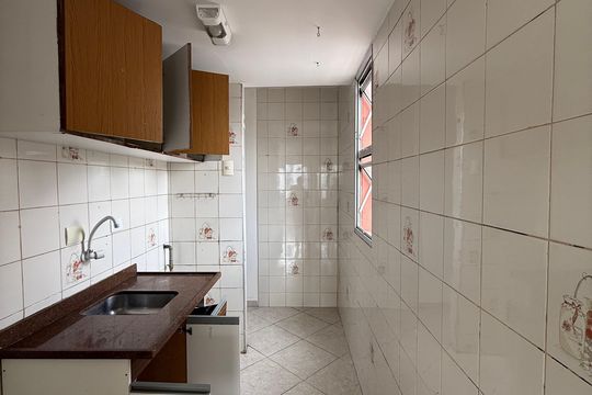 Cozinha de apartamento à venda com 1 quarto, 31m² em Campos Elíseos, São Paulo
