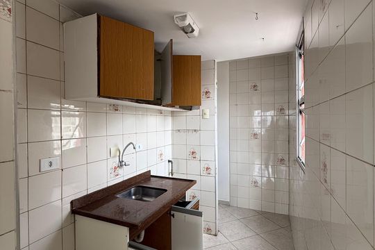 Cozinha de apartamento à venda com 1 quarto, 31m² em Campos Elíseos, São Paulo