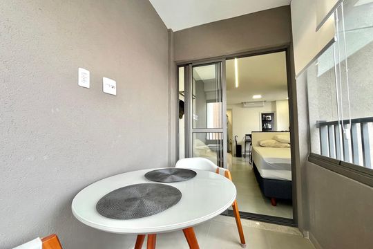Varanda de kitnet/studio à venda com 1 quarto, 32m² em Vila da Saúde, São Paulo