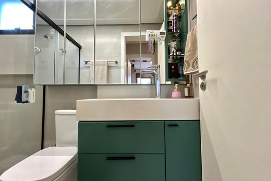 Banheiro Social de apartamento para alugar com 4 quartos, 260m² em Agronômica, Florianópolis
